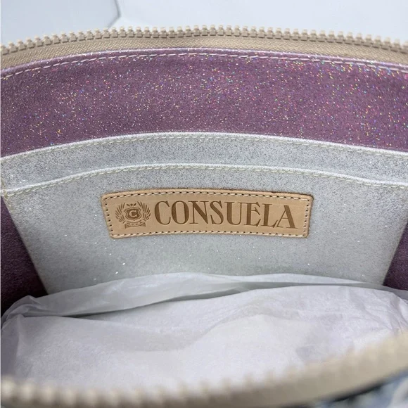 Consuela Downtown Crossbody Black and Cream - Picture 8 of 9